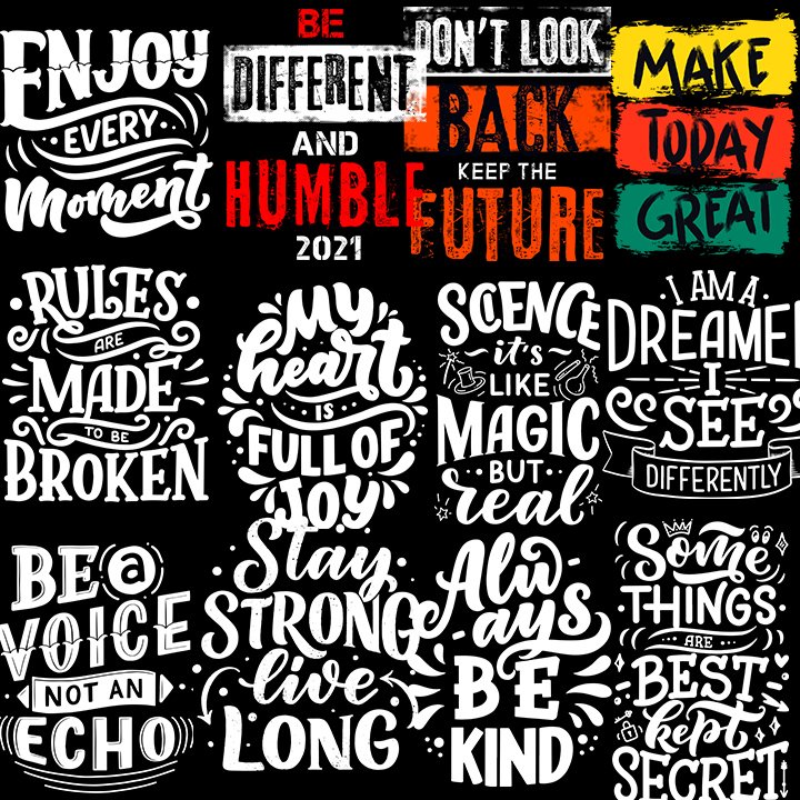 WORDS Designs vol.3 A4 size