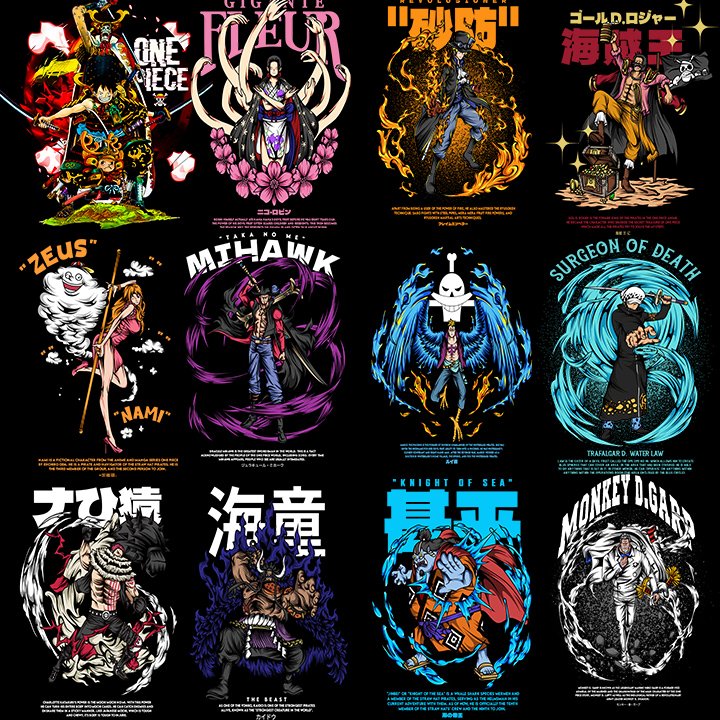 One Piece Designs vol. 4 A3 Size