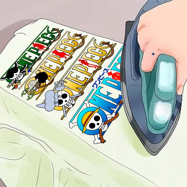 IRON ON Patches vol.4 Toons and Anime Designs in A4 sheet