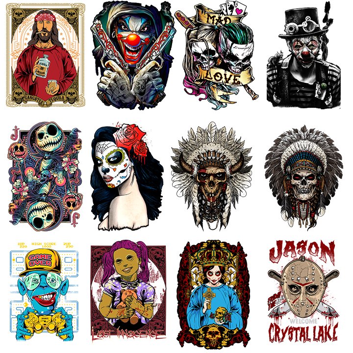 Assorted Designs vol.3 A4 Size Ready to Press