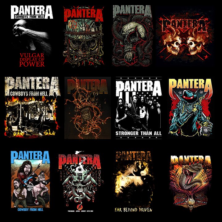 PANTERA Designs A3 size Halftone Prints