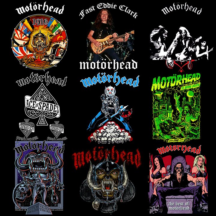 MOTORHEAD Designs A3 Size Halftone Print