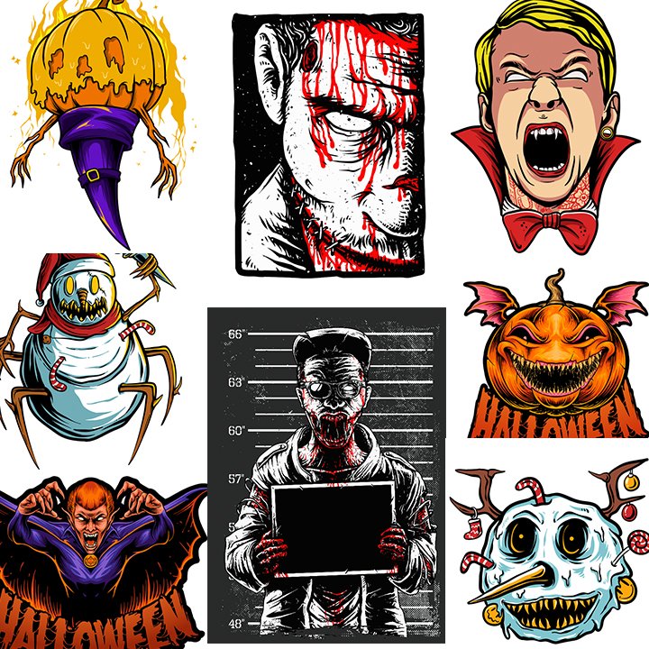 IRON ON Christmas Designs A4 size vol.2