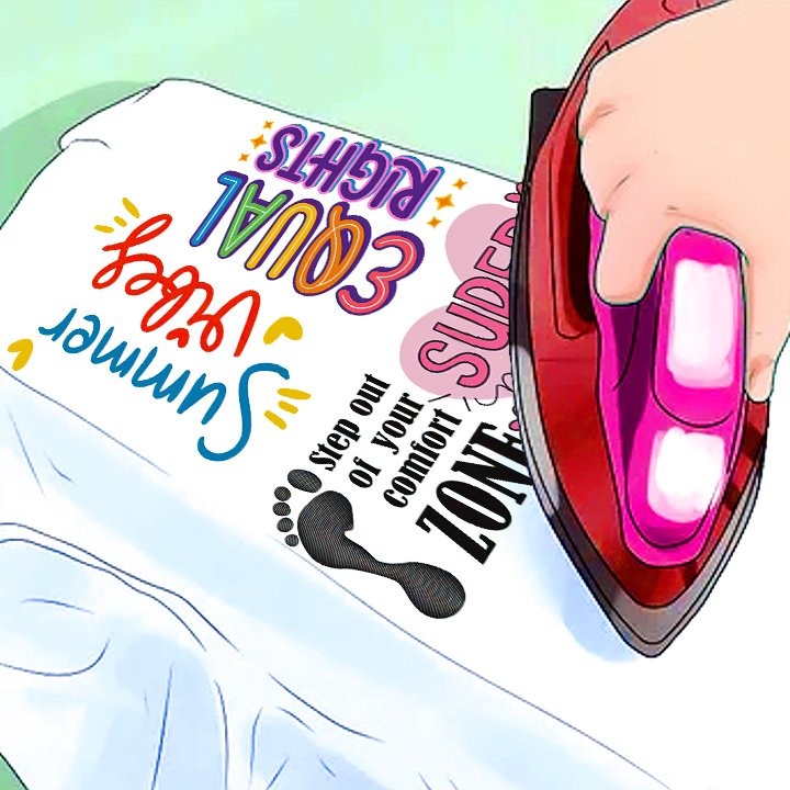 IRON ON Variety Designs vol.1 A4 sheet