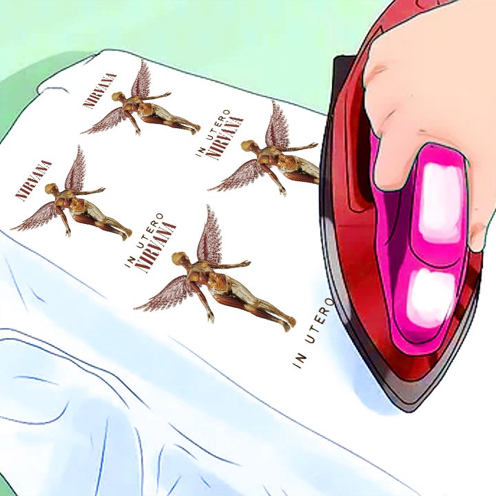 IRON ON Minimalist Designs vol.5 A4 sheet