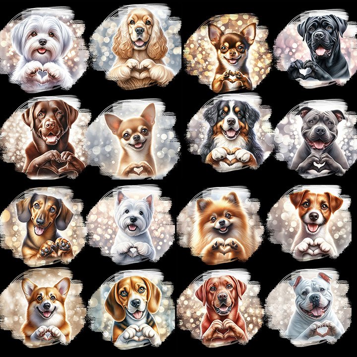 DOG HEART Designs vol.2 A4 size