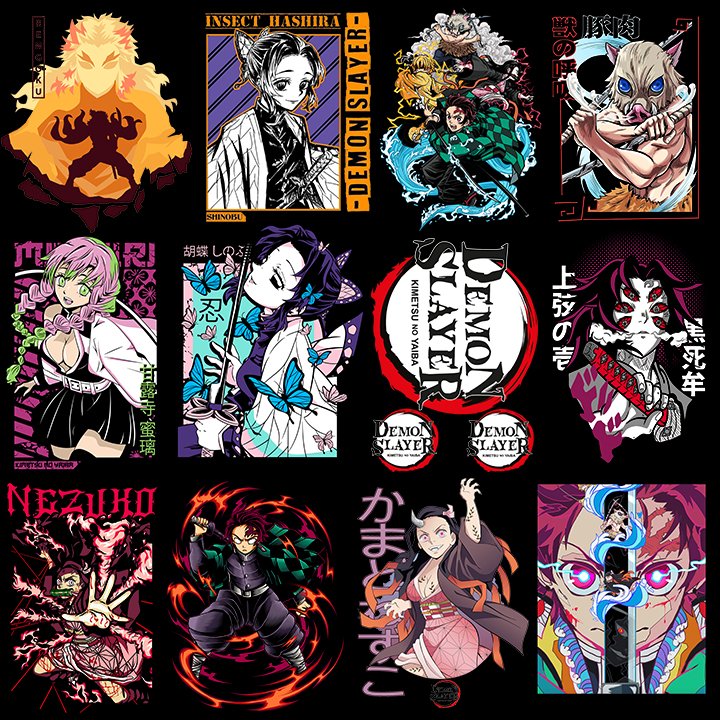 Demon Slayer Designs vol.4 A4 sheet