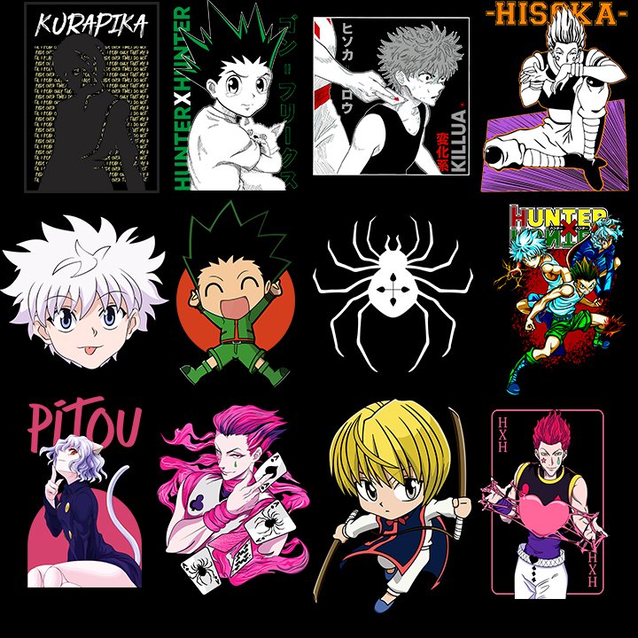 Hunter X Hunter Designs vol.2 A4 Size