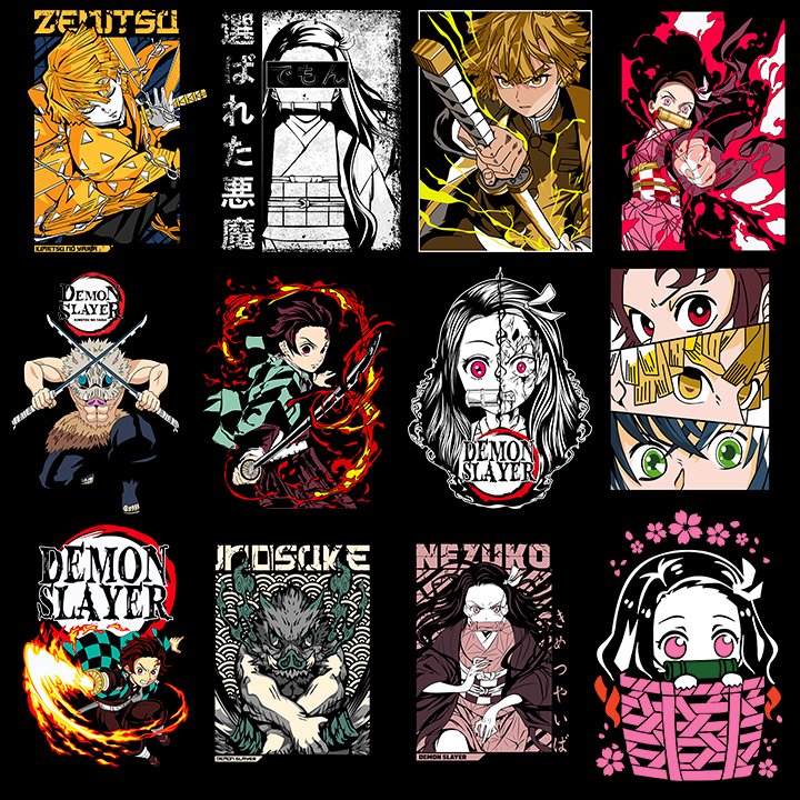 Demon Slayer Designs vol.1 A4 size