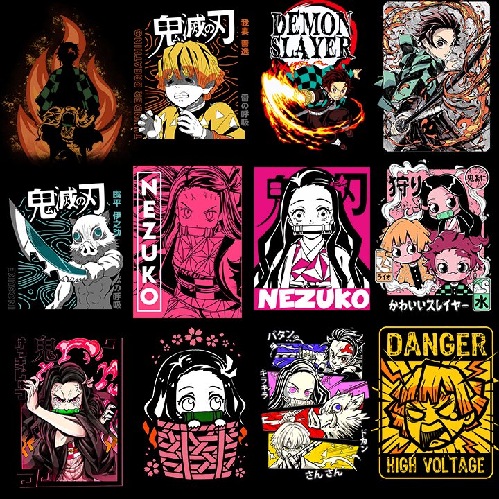 Demon Slayer Designs vol.2 A4 size