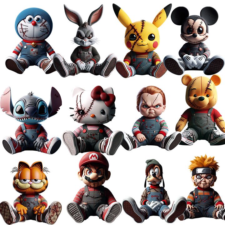 Horror Toon vol.1 A4 Sheet