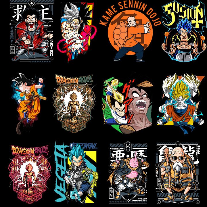 Dragon Ball Designs vol.3 A4 Sheet