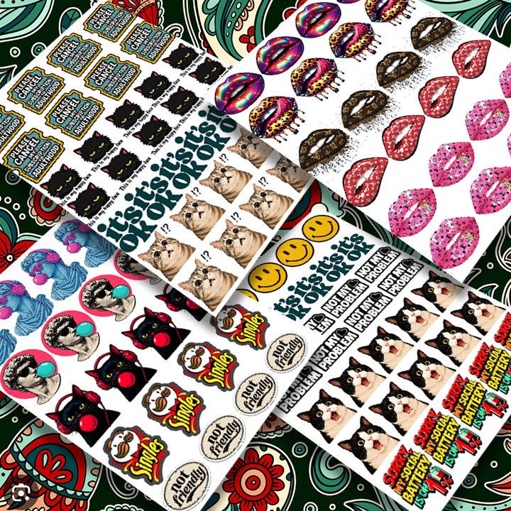 IRON ON - Assorted Submission Designs vol 1