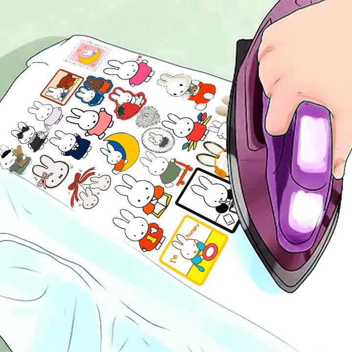 IRON ON Patches vol.10 Toons and Anime Designs in A4 sheet