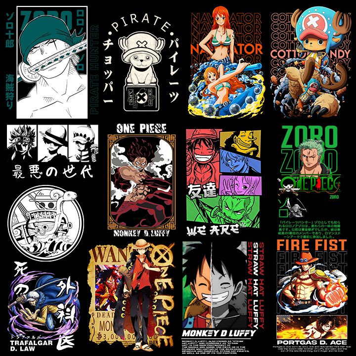 One Piece Designs vol.3 A4 Sheet